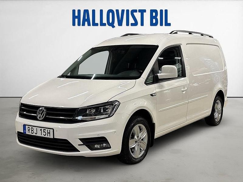 Vit Begagnad 2020 VW Caddy Maxi Minibuss | 209 900 kr (Lite dyr) - Bild 1/4