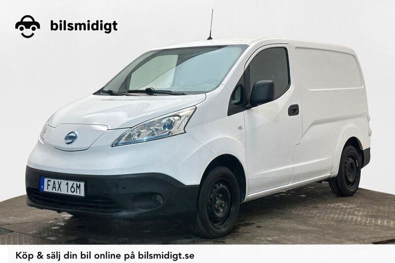 Vit Begagnad 2021 Nissan e-NV200 Comfort Van | 149 900 kr (Bra pris) - Bild 1/3