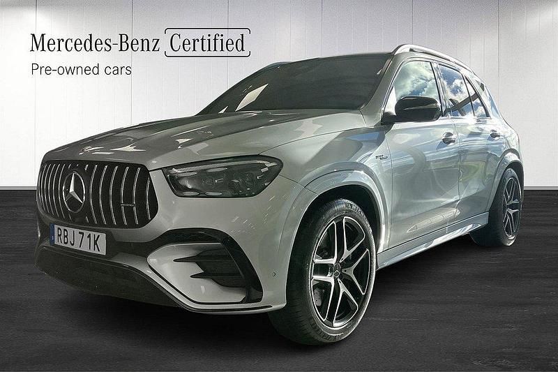 Silver Begagnad 2024 Mercedes GLE53 AMG AMG SUV | 1 199 000 kr (Superpris) - Bild 1/4