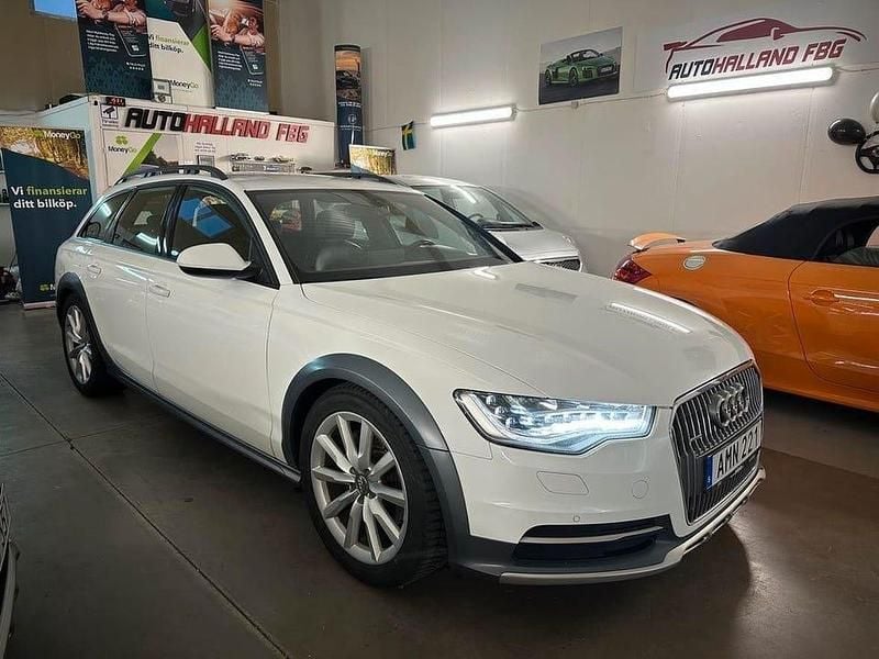 Vit Begagnad 2014 Audi A6 Allroad Comfort Kombi | 145 000 kr (Marknadspris) - Bild 1/4