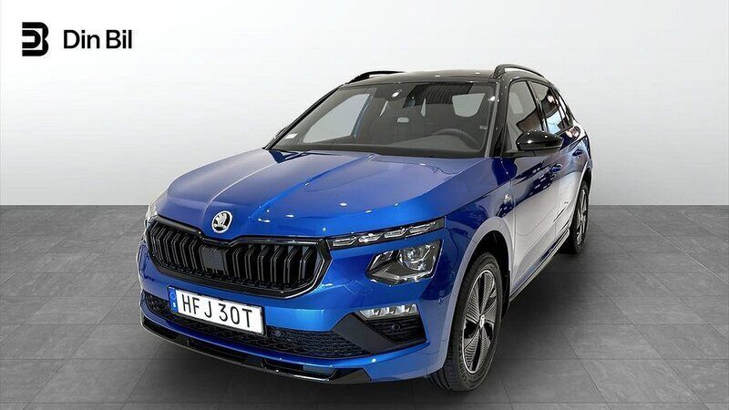 Blå Ny 2024 Skoda Kamiq Monte Carlo SUV | 314 900 kr (Lite dyr) - Bild 1/4
