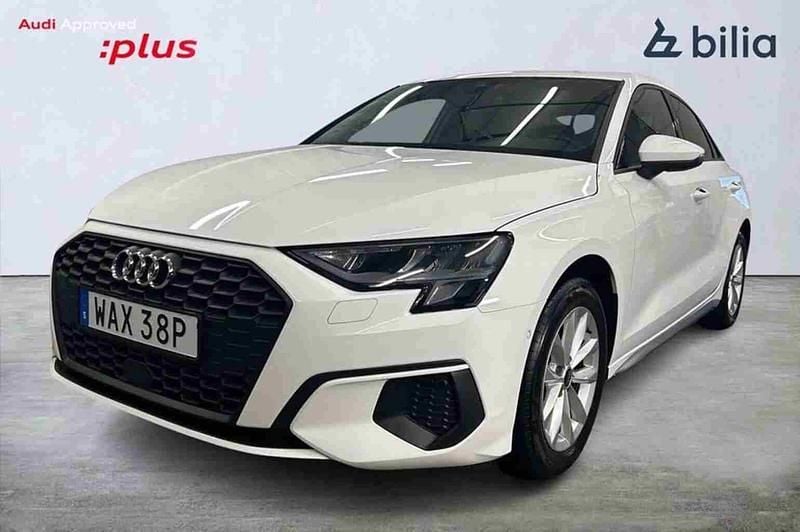 Vit Begagnad 2024 Audi A3 Sedan | 299 000 kr - Bild 1/1