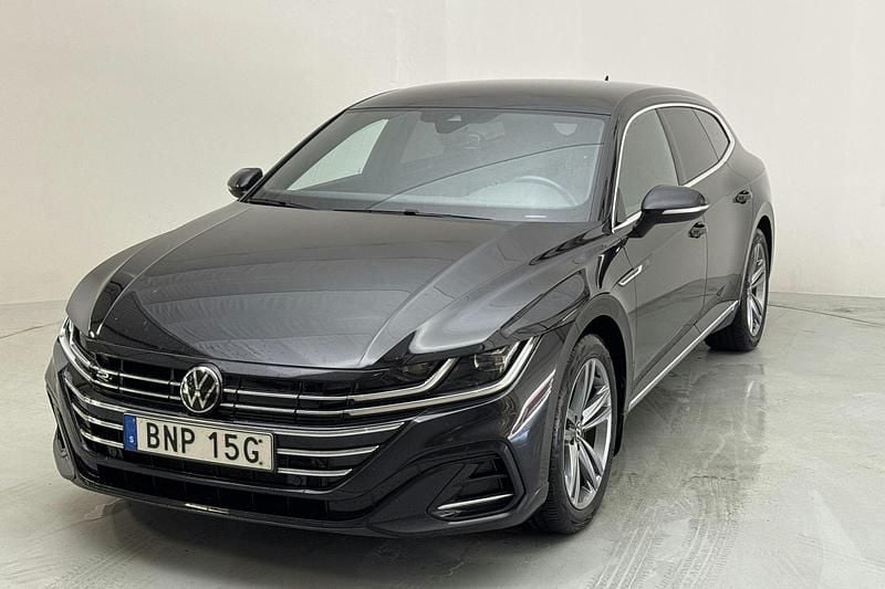 Svart Begagnad 2021 VW Arteon R-line | 255 000 kr - Bild 1/4