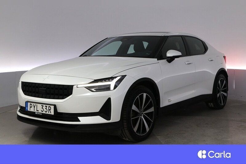 Vit Begagnad 2021 Polestar 2 Plus Sedan | 349 900 kr (Marknadspris) - Bild 1/4
