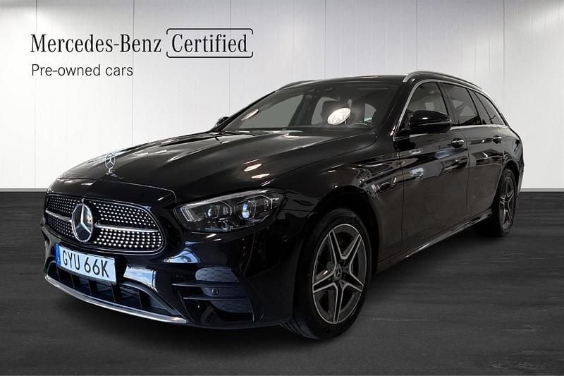 Svart (black) Begagnad 2021 Mercedes E300 AMG line Kombi | 414 900 kr (Marknadspris) - Bild 1/4