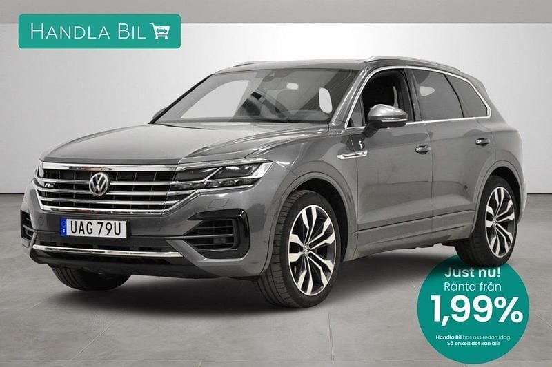 Grå Begagnad 2020 VW Touareg R-line SUV | 489 900 kr (Bra pris) - Bild 1/3