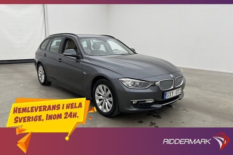 Grå Begagnad 2013 BMW 320 Kombi | 119 800 kr (Marknadspris) - Bild 1/4