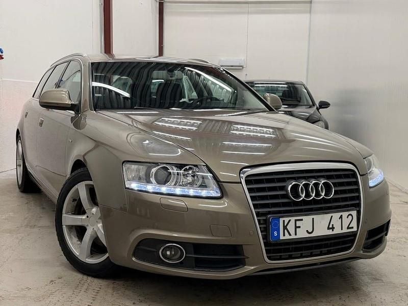 Begagnad Audi A6 S-Line 136 HK (100 kW) 2009 Ljusbrun Kombi