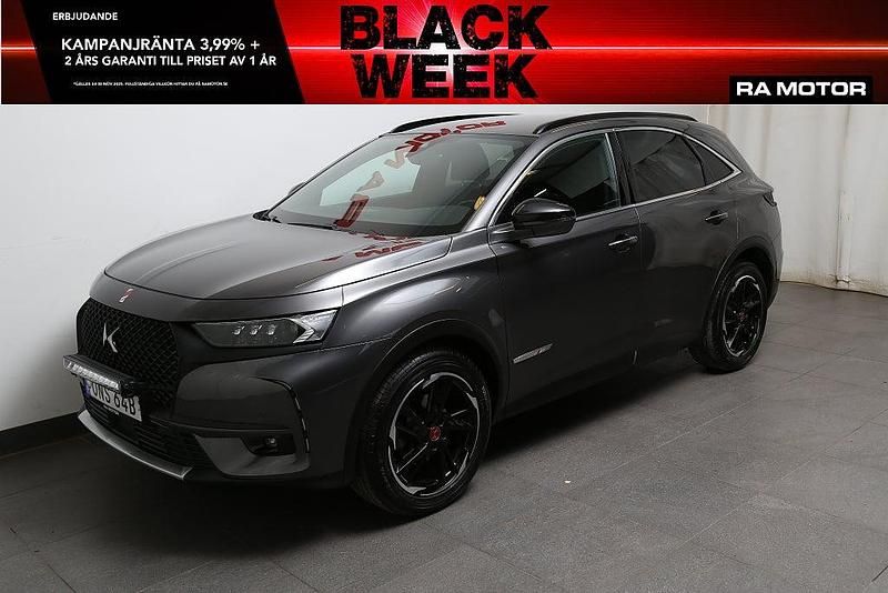 Grå Begagnad 2022 DS Automobiles DS7 Crossback Performance SUV | 209 800 kr (Bra pris) - Bild 1/3