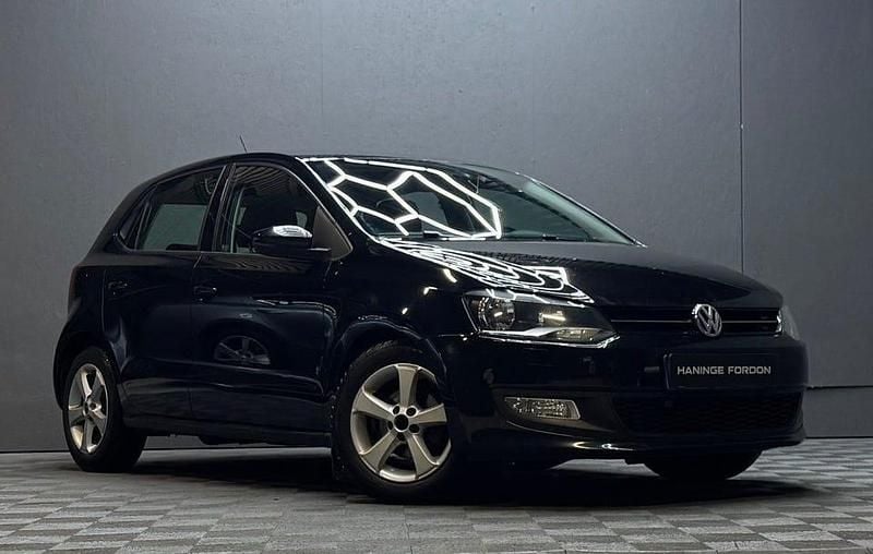 Begagnad VW Polo 86 HK (63 kW) 2013 Svart Halvkombi