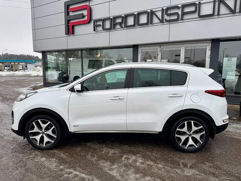 Begagnad Kia Sportage GT-Line 185 HK (136 kW) 2015 Vit SUV