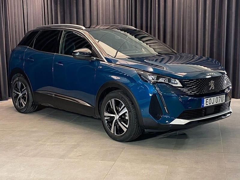 Blå Begagnad 2024 Peugeot 3008 GT SUV | 279 500 kr (Marknadspris) - Bild 1/4