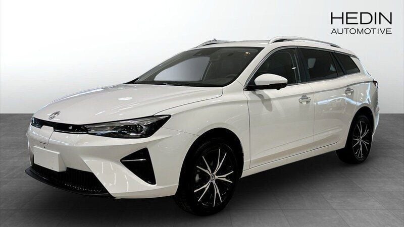 Vit (white) Begagnad 2023 MG MG5 EV Luxury Kombi | 289 990 kr (Marknadspris) - Bild 1/4