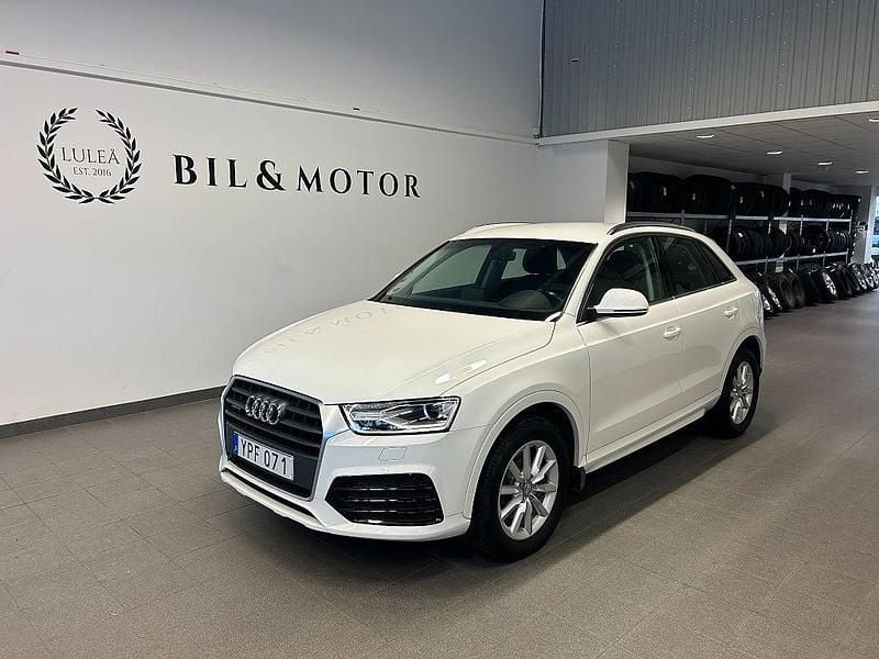 Vit Begagnad 2017 Audi Q3 SUV | 209 900 kr (Marknadspris) - Bild 1/4