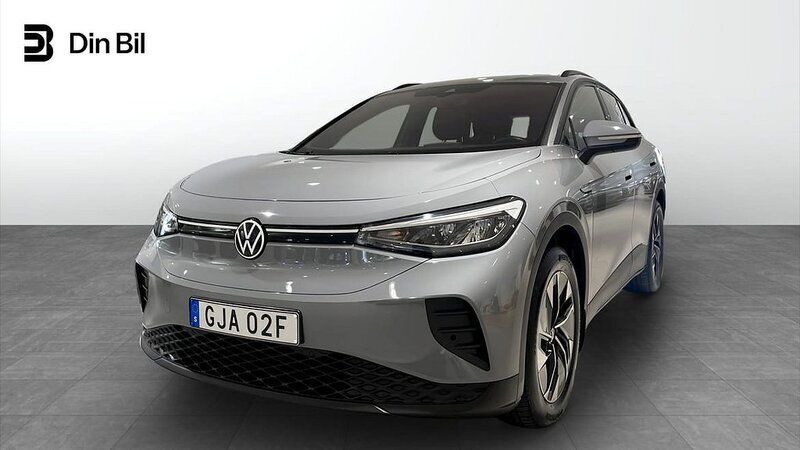Grå (moonstone grey) Begagnad 2022 VW ID.4 SUV | 359 900 kr (Lite dyr) - Bild 1/4