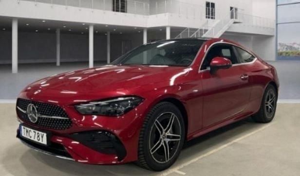 Röd Ny 2024 Mercedes CLE300 Premium Sportkupé | 629 000 kr (Marknadspris) - Bild 1/4