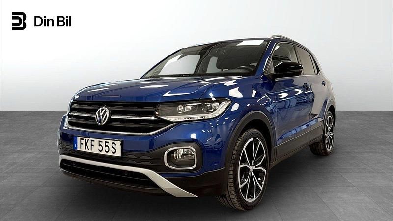 Blå Begagnad 2020 VW T-Cross Style SUV | 209 900 kr (Marknadspris) - Bild 1/4