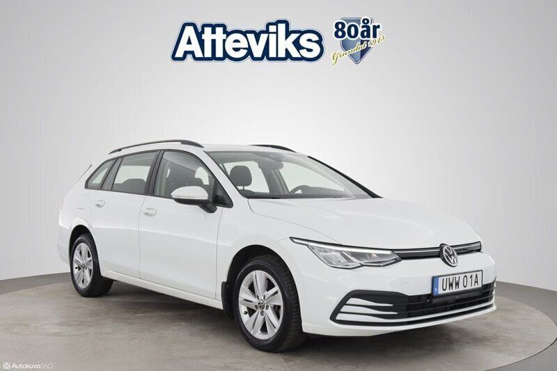 Vit Begagnad 2022 VW Golf VIII Kombi | 249 900 kr (Bra pris) - Bild 1/3