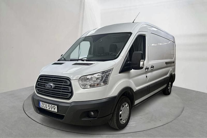 Vit Begagnad 2018 Ford Transit Trend | 119 000 kr (Superpris) - Bild 1/4
