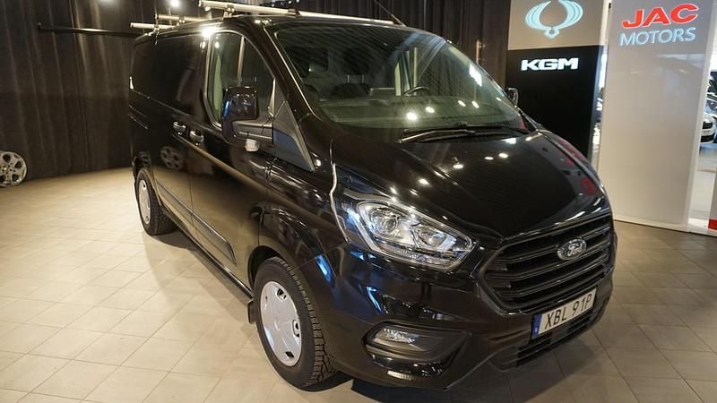 Vit Begagnad 2022 Ford Transit Custom Pickup | 253 000 kr (Marknadspris) - Bild 1/4