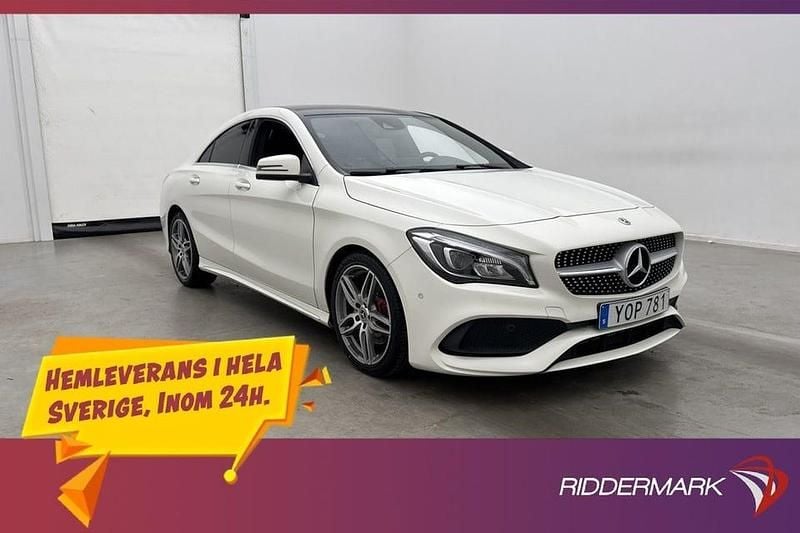 Vit Begagnad 2018 Mercedes 220 AMG Sportkupé | 239 900 kr (Superpris) - Bild 1/3