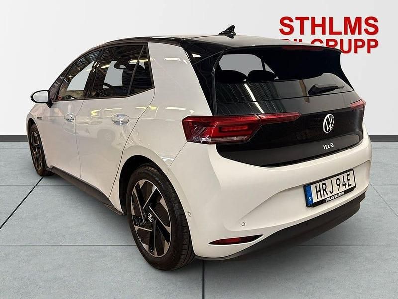 Begagnad VW ID.3 Pro Performance 150 kW (204 HK) 2022 Vit Halvkombi