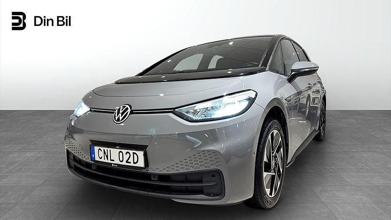 Grå Begagnad 2022 VW ID.3 Comfortline Halvkombi | 244 900 kr (Bra pris) - Bild 1/4