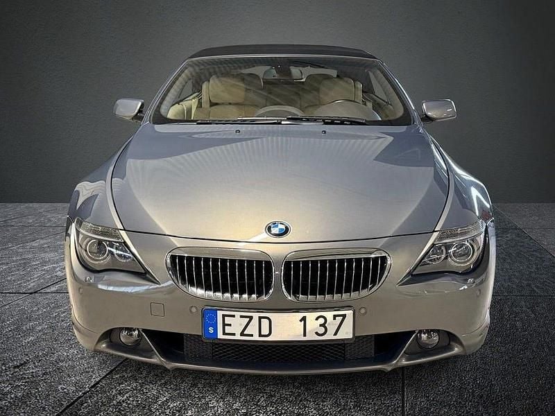 Begagnad BMW 645 Cabriolet 334 HK (245 kW) 2004 Mörkgrå Cab