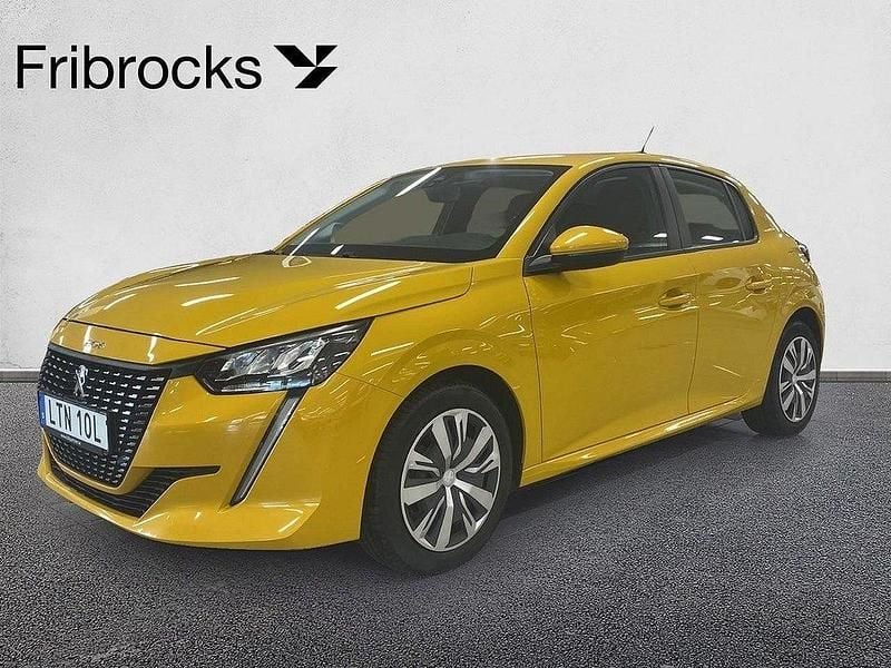 Gul Begagnad 2020 Peugeot 208 Active Halvkombi | 129 800 kr (Marknadspris) - Bild 1/4