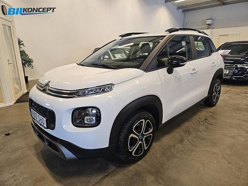 Vit Begagnad 2021 Citroën C3 Aircross PureTech SUV | 139 900 kr (Marknadspris) - Bild 1/4