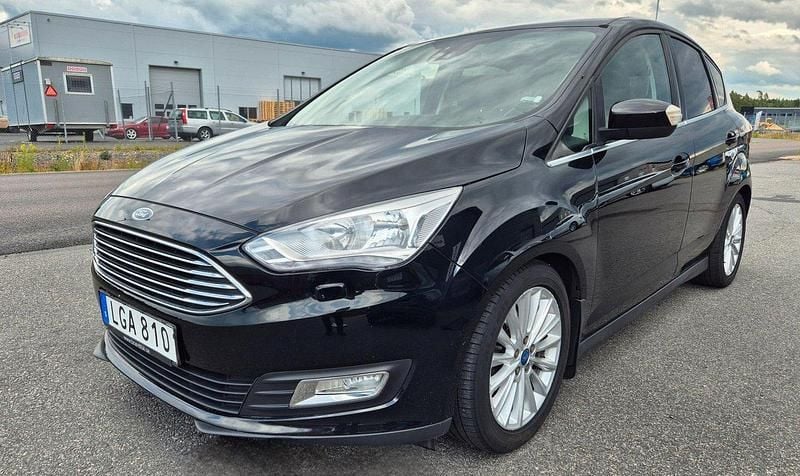 Svart Begagnad 2015 Ford C-MAX Titanium Minibuss | 74 900 kr (Bra pris) - Bild 1/4