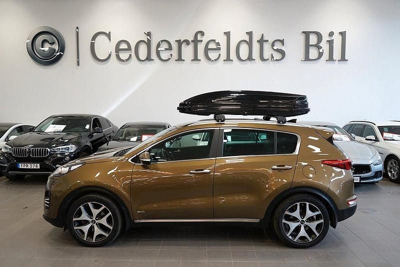 Grön Begagnad 2017 Kia Sportage GT-Line SUV | 178 800 kr (Marknadspris) - Bild 1/4