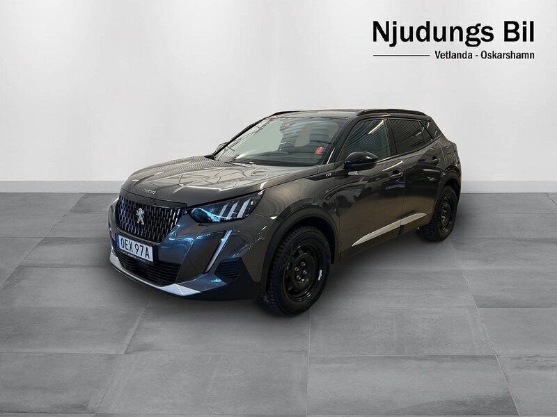 Grå Begagnad 2023 Peugeot 2008 GTi SUV | 289 900 kr (Dyr) - Bild 1/4
