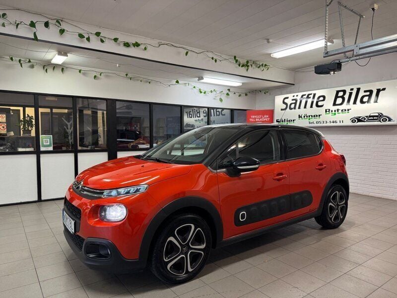 Orange Begagnad 2020 Citroën C3 Halvkombi | 119 900 kr (Marknadspris) - Bild 1/4