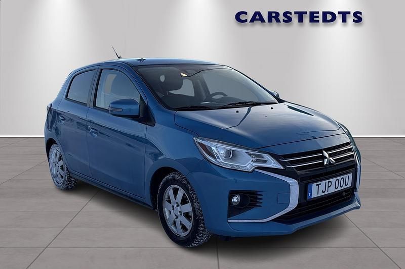 Begagnad Mitsubishi Space Star 71 HK (52 kW) 2022 Blå Kombi