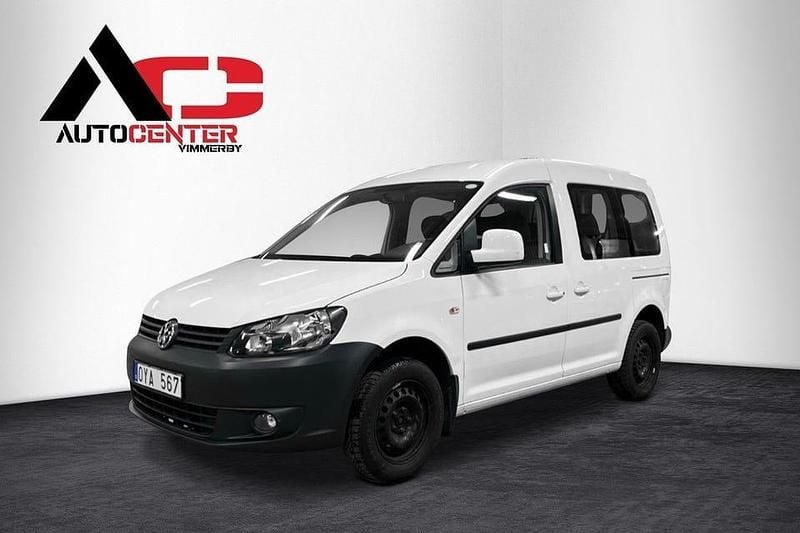 Begagnad VW Caddy 109 HK (80 kW) 2011 Vit Minibuss