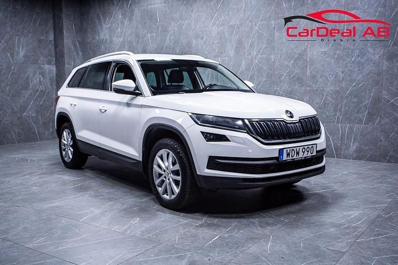 Vit Begagnad 2020 Skoda Kodiaq Business Line SUV | 287 800 kr (Bra pris) - Bild 1/4