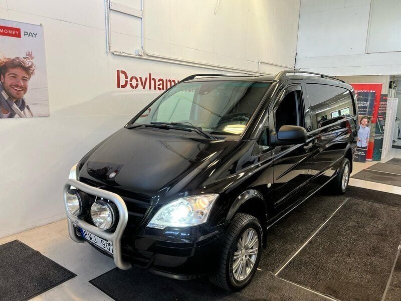 Svart Begagnad 2011 Mercedes Vito Minibuss | 139 900 kr - Bild 1/4