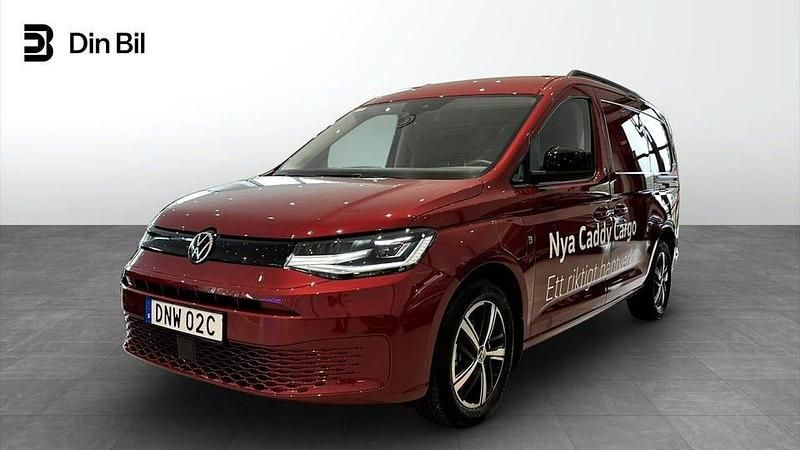 Röd (fortanaröd metallic) Begagnad 2025 VW Caddy Maxi Minibuss | 519 900 kr - Bild 1/4