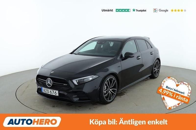 Begagnad Mercedes A35 AMG AMG 310 HK (228 kW) 2022 Svart Sedan