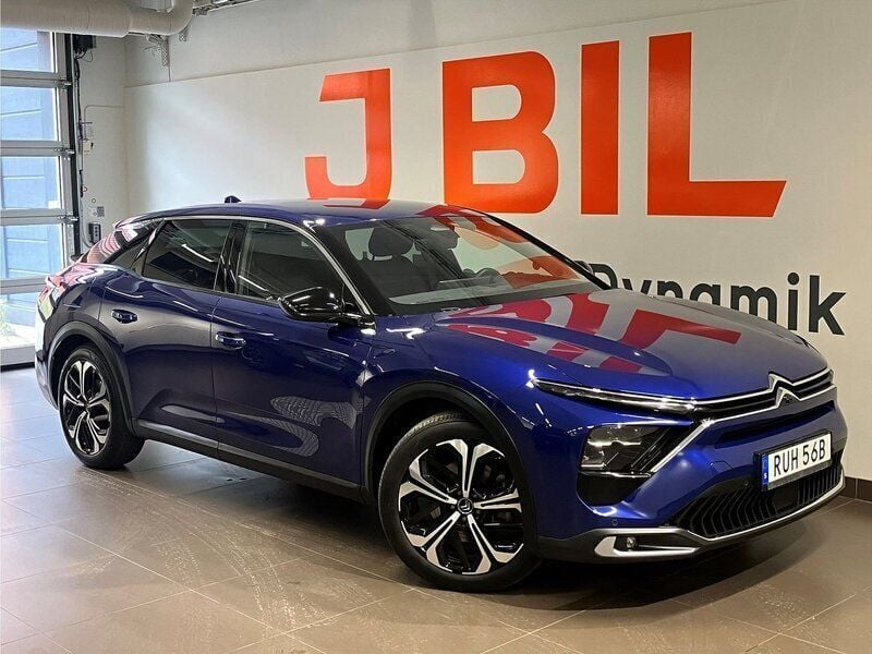 Blå Begagnad 2022 Citroën C5 X Shine Halvkombi | 299 900 kr - Bild 1/4