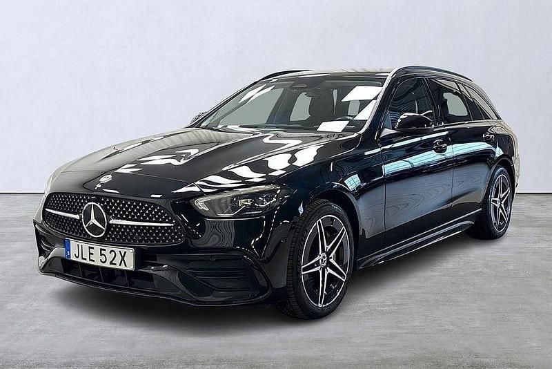 Begagnad Mercedes C300e AMG line 204 HK (150 kW) 2022 Svart Kombi