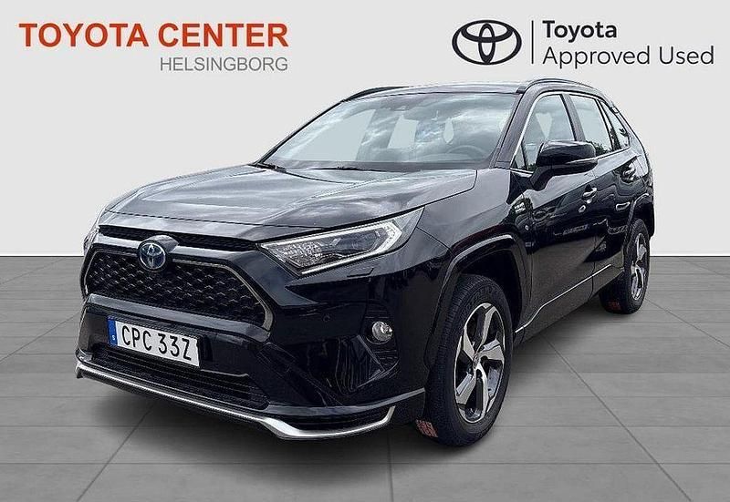 Svart Begagnad 2021 Toyota RAV4 Hybrid Active SUV | 409 900 kr (Lite dyr) - Bild 1/4