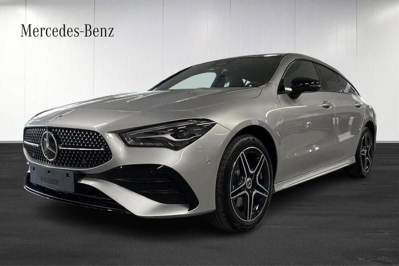 Silver Ny 2024 Mercedes CLA250e Shooting Brake Advanced Plus Kombi | 527 900 kr - Bild 1/4
