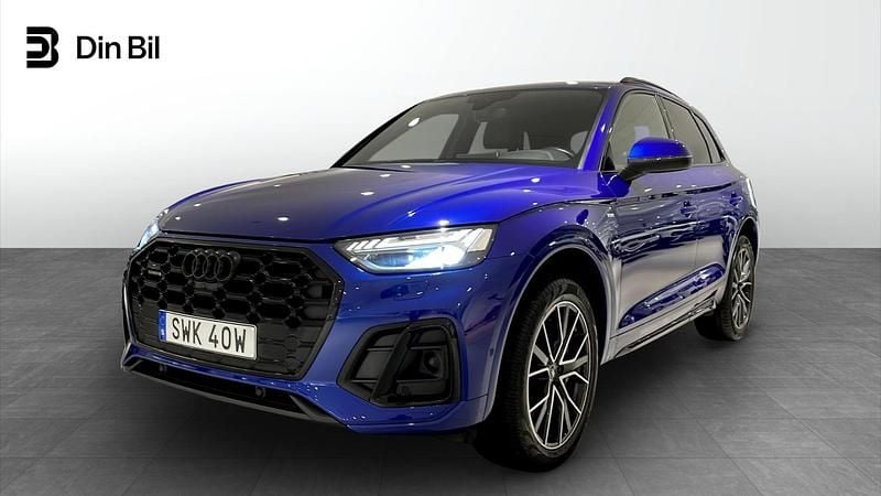 Ultrablå metallic Begagnad 2022 Audi Q5 S-Line SUV | 479 000 kr (Dyr) - Bild 1/4