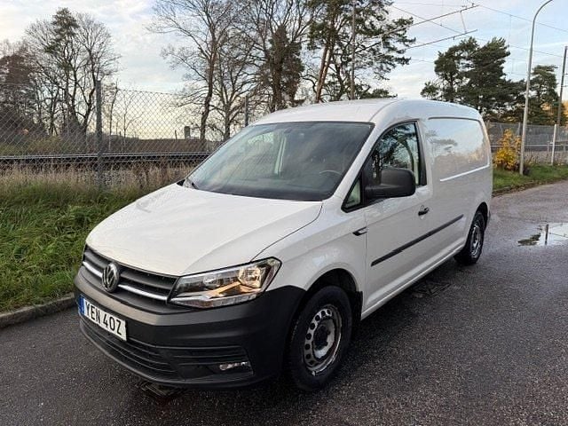 Vit Begagnad 2020 VW Caddy Maxi Minibuss | 179 000 kr (Bra pris) - Bild 1/4