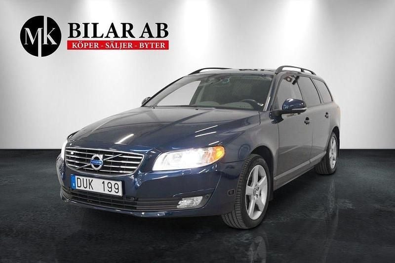 Begagnad Volvo V70 180 HK (132 kW) 2014 Blå Kombi