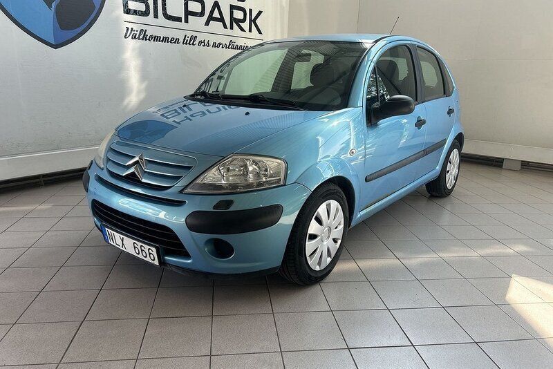 Blå Begagnad 2006 Citroën C3 Halvkombi | 24 900 kr (Marknadspris) - Bild 1/2