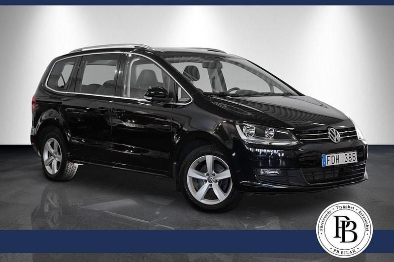 Svart Begagnad 2011 VW Sharan Minibuss | 119 900 kr (Marknadspris) - Bild 1/4