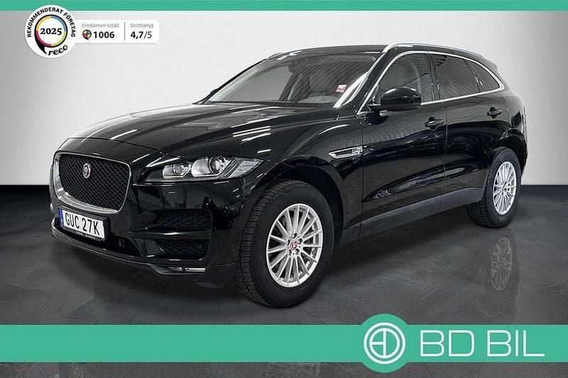Begagnad Jaguar F-Pace 180 HK (132 kW) 2019 Svart SUV